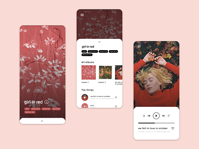 User Interface for a Music Player app design dailyui design music app music player music player app music player ui ui userinterface