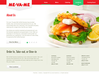 Me Va Me Website comps mock up web design website