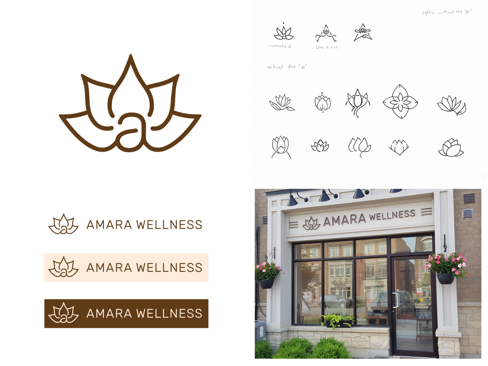 Amara Wellness Logo Design by Dury on Dribbble