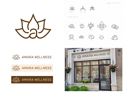 Amara Wellness Logo Design