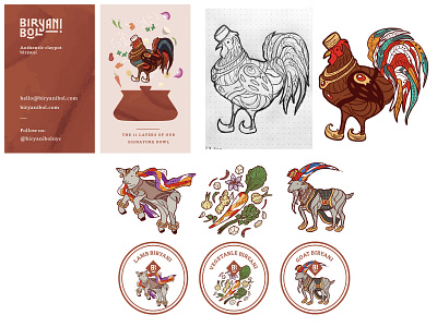 Biryani Bol Illustrations