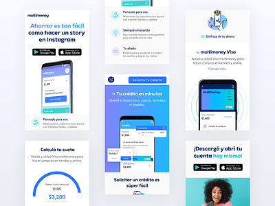 Multimoney landing page