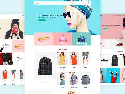 Fashion Website branding ui ux website