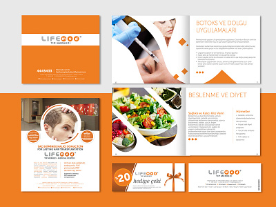 Lifemed advertise catalog cover book design