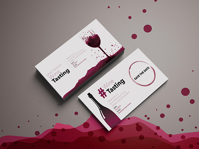 Wine Tasting Invitation design illustration invitation invitation card save the date wine