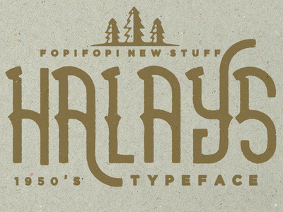 Halays Typeface