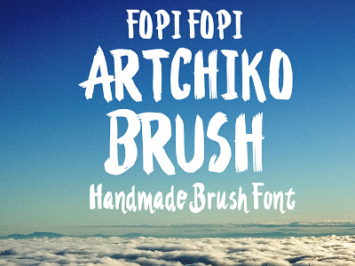 Artchiko Brush art brush handmade brush handwritten