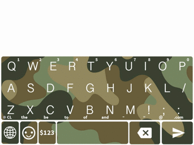 No Shift Key animation app keyboard mobile motion graphics ui