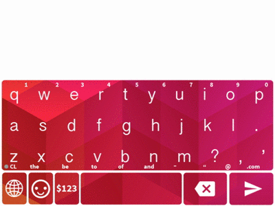 A New Way to Capslock animation app keyboard mobile motion graphics ui