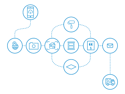 App Map illustration map