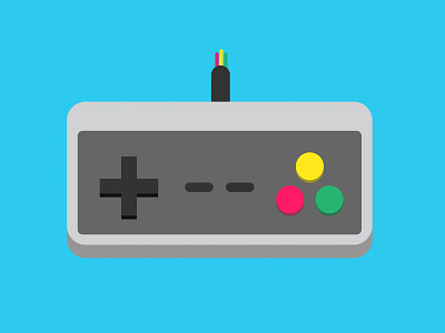 Game Controller blue flat game games icon illustrator video