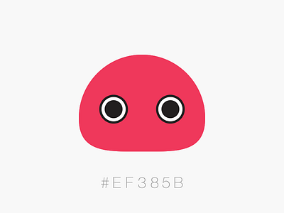 #EF385B color swatches