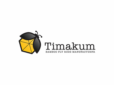 Timakum brand branding fishing fly fishing fly rods logo logotype