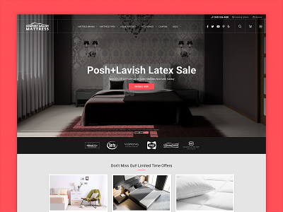 Mattress Online Store Landing Page