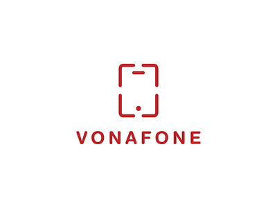 Vonafone logo app brand branding design logo