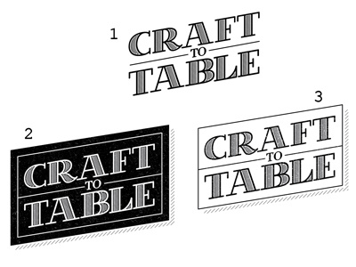 Craft to table round 2 options