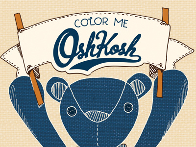 OshKosh Coloring Book Cover