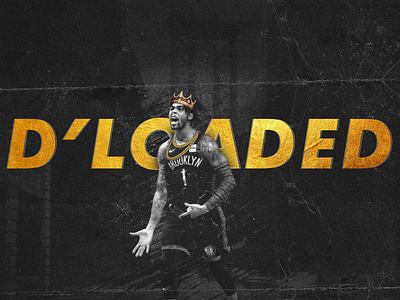 D'Angelo Russell basketball biggie dangelo russell design design art digital art gold nba photohsop