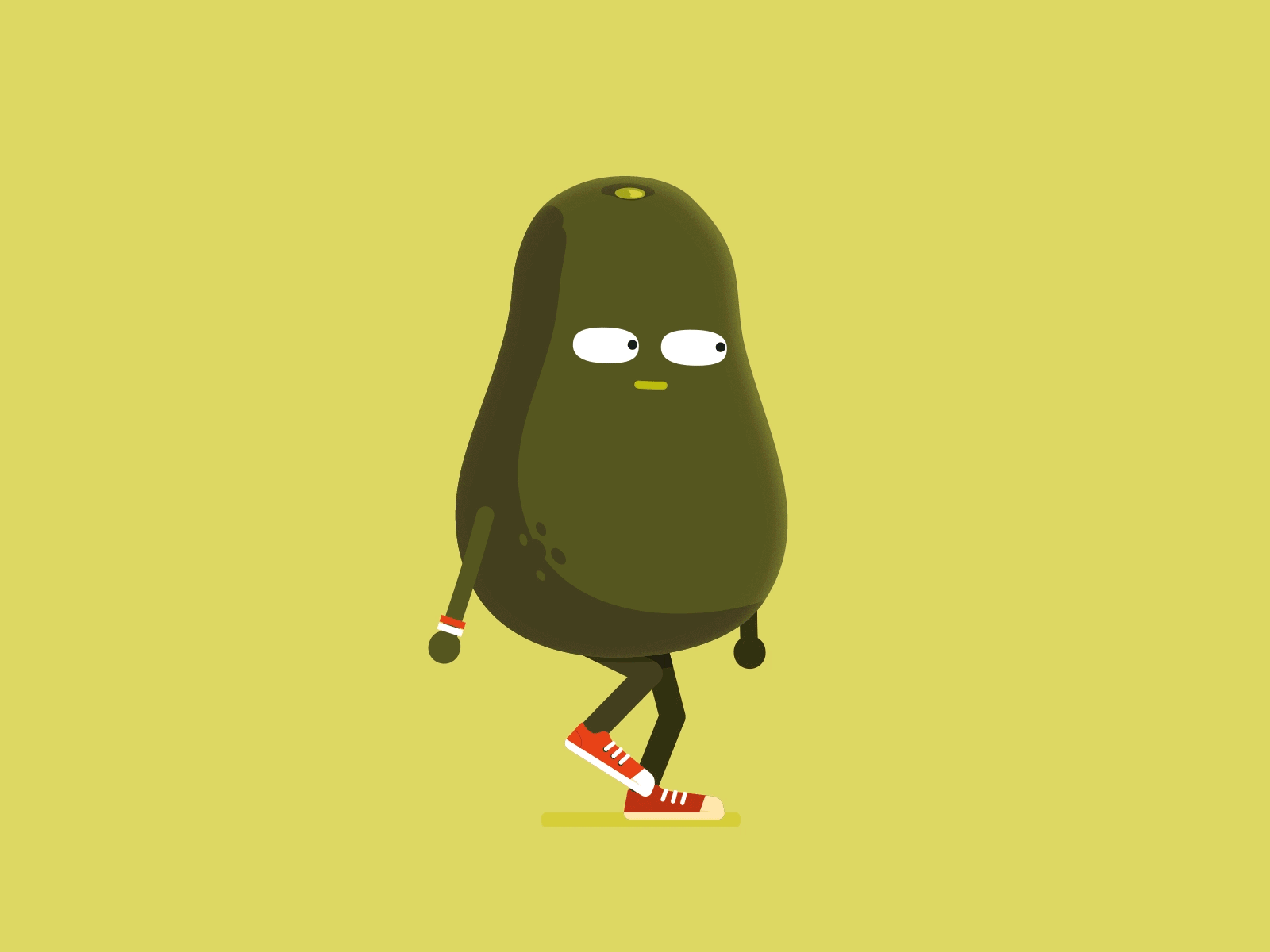 Don Aguacate after efects animation avocado character character animation character design illustration mila animation