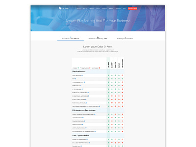 Tabular Mockup