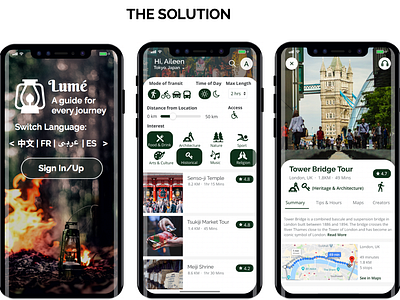 Lume Travel mobile travel travel app traveling travelling trip trip planner trips ui