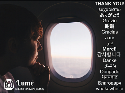 Lume - Last Slide lamp pitch pitch deck pitchdeck thank you thankyou travel travelling