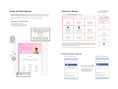 NannyLane UX Trust