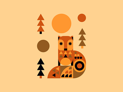 Fox 2020 autumn character characterdesign design digital art digital illustration fox graphicdesign illustration illustrator orange sun vector
