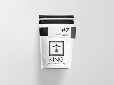 KING Tea Packaging Design brand design branding design food packaging graphic art graphic design identity illustration logo minimal packagedesign packaging packaging design packaging mockup vector