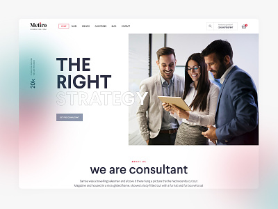 Metiro - Business Consulting PSD Template advice advisor agency clean consult firm consultant consulting motivation multipurpose services start up business