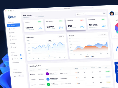 Sales Analytics Dashboard UI Design admin dashboard admin panel analytic dashboard business clean dashboard design glassmorphism minimal sales analytic dashboard ui ui design