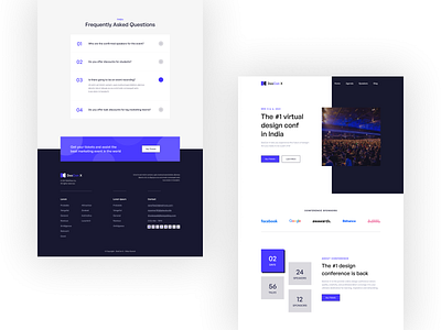 DesConX Landing Page Design