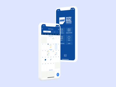 ANMF (Vic) Diary App app design