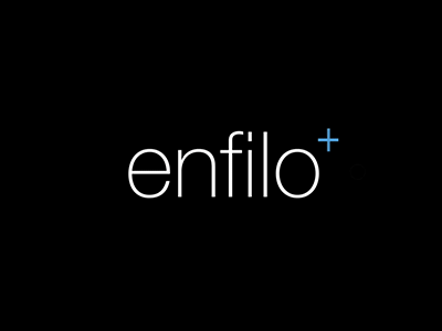 Enfilo+ animation brand branding enfilo gif logo logotipe magic plus
