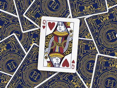 DaOrtiz Playing Cards -Queen card clubs daortiz design diamonds hearts magic playing card playing cards queen queen of hearts spades