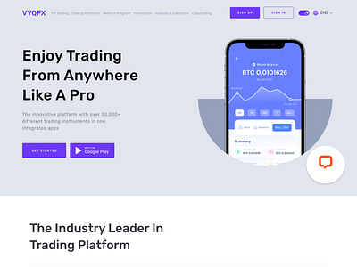 Trading Landing Page