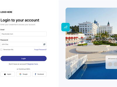 Booking Login Page booking hotel login login page ui user interface