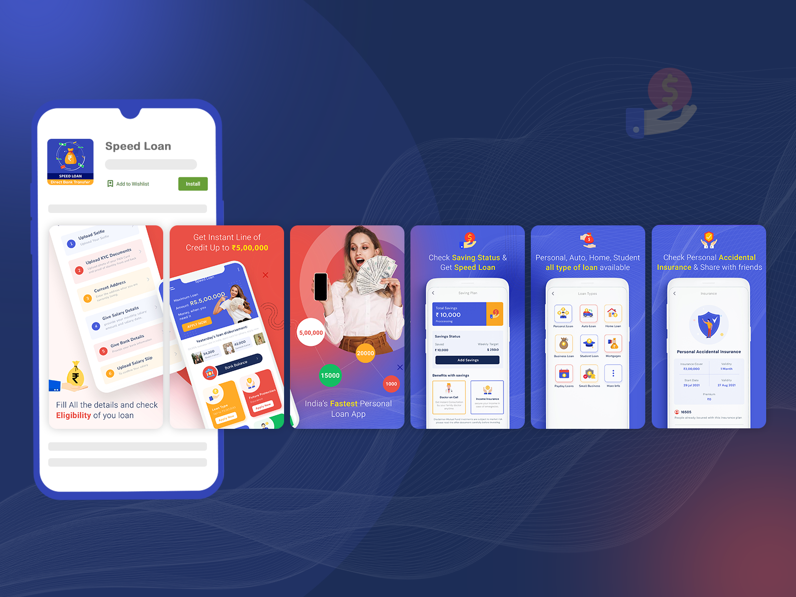 SPEED LOAN APP by Khunt Nandani on Dribbble