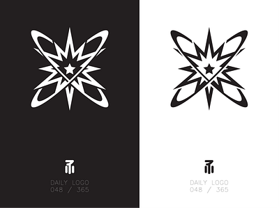 BURSTAR branding burst design flat icon logo minimalism star ui ux vector