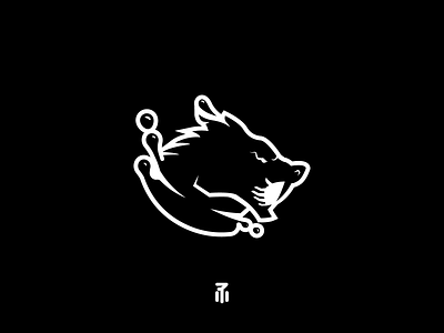 Wolfink beast branding character design flat flow fluid hand handcraft hunter icon illustration ink logo minimalism vector vector illustration water wild wolf