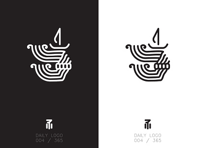 Laut branding design icon logo vector