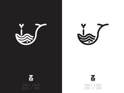 Whale branding design icon logo vector