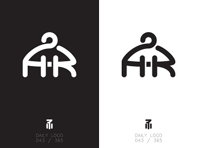 Hangerush branding design icon logo minimalism vector