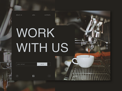 Coffee shop page