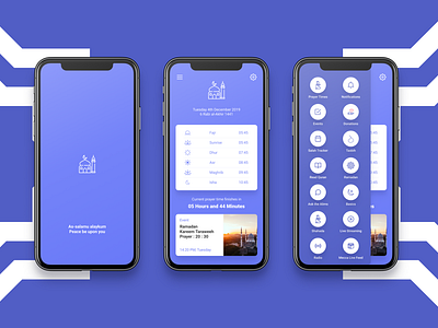 Mobile Mosque for iOS app design ios ios app islam islamic mecca mobile mobile app mobile app design mobile design mobile ui mosque muslim muslims prayer prayers ramadan ui ux