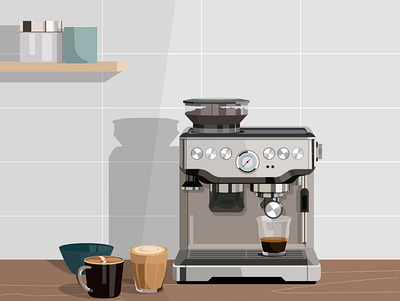 Preview Coffee Maker coffee design machine maker vector