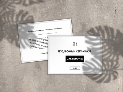 Gift certificate for Calzedonia Khv