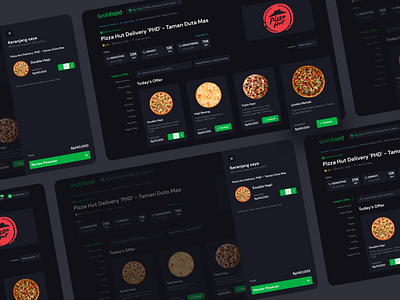 Grabfood Dark Mode for the Website