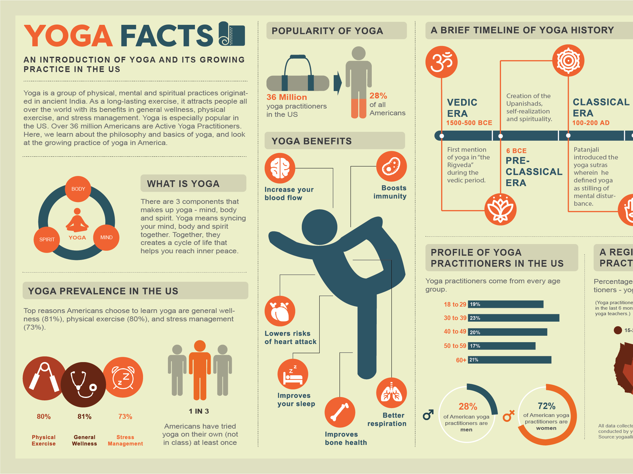 Yoga Infographic by Yuxing Wu on Dribbble