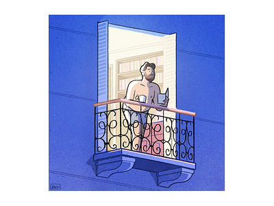 Epiphany at the window character design colour design drawing fashion illustration paris reading style